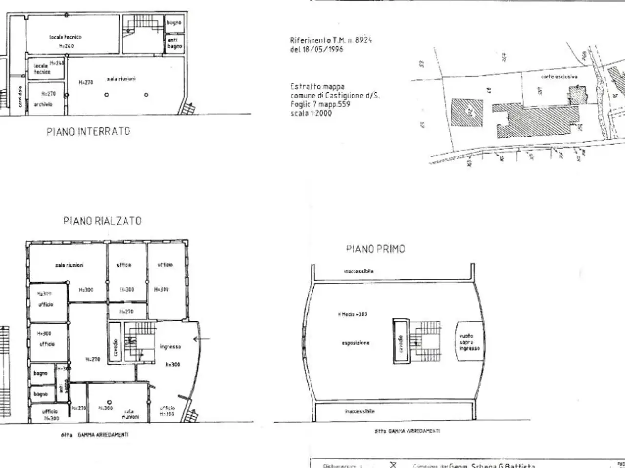 Ufficio in Via Ceratelli 2, Castiglione Delle Stiviere, {3} - Planimetria 1