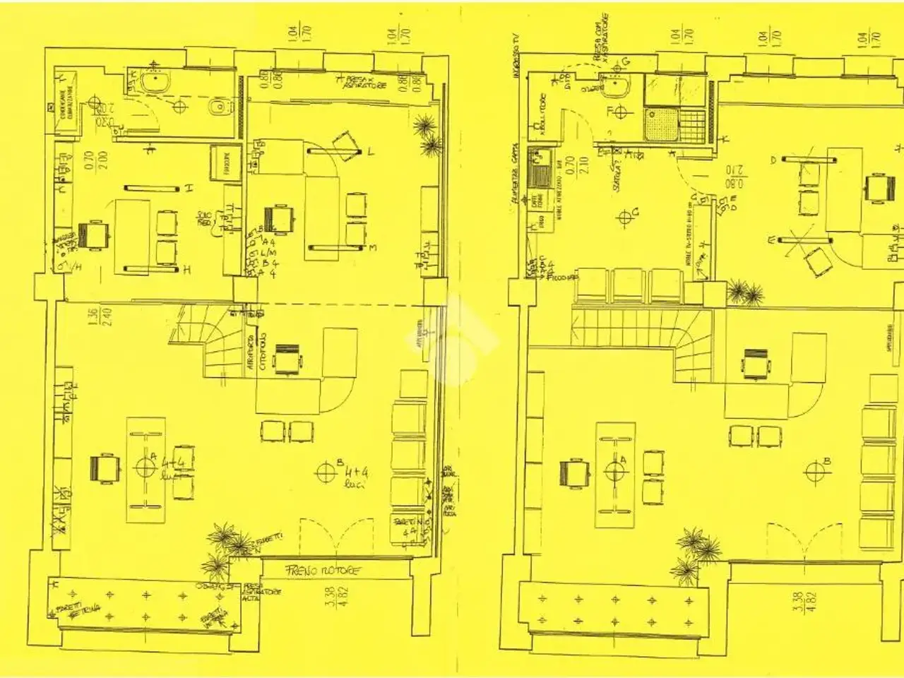 Negozio in Via Niccolò Tommaseo 7, Padova, {3} - Planimetria 1
