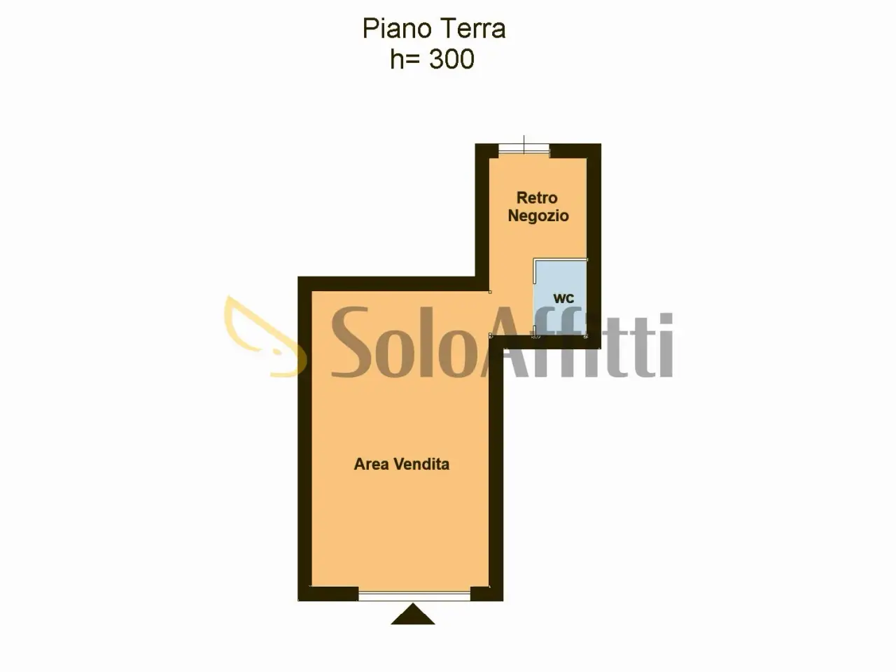 Negozio in Via Torrazzo 134, Catanzaro, {3} - Planimetria 1
