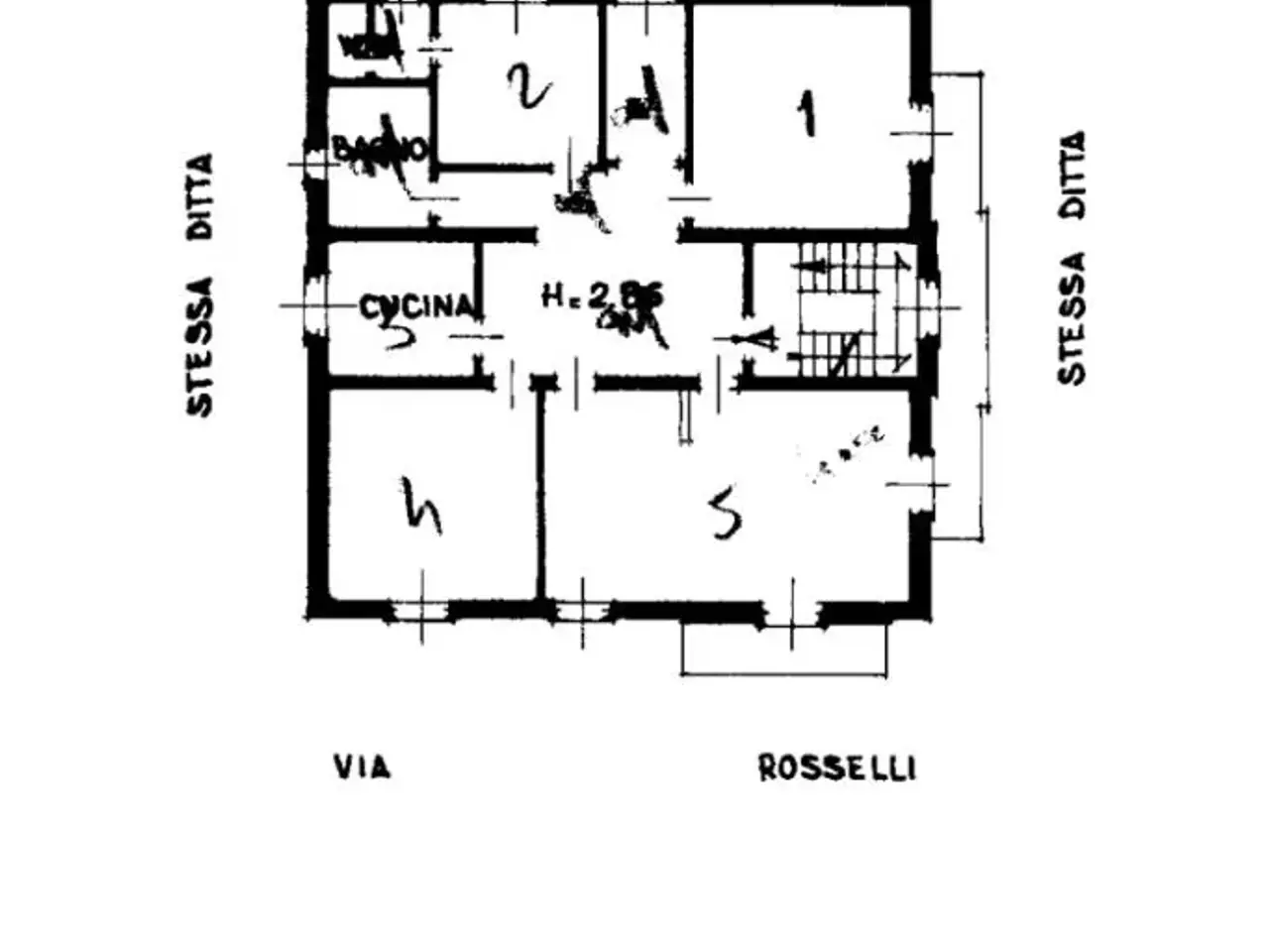 Ufficio in Via Trieste, Rapallo, {3} - Planimetria 1