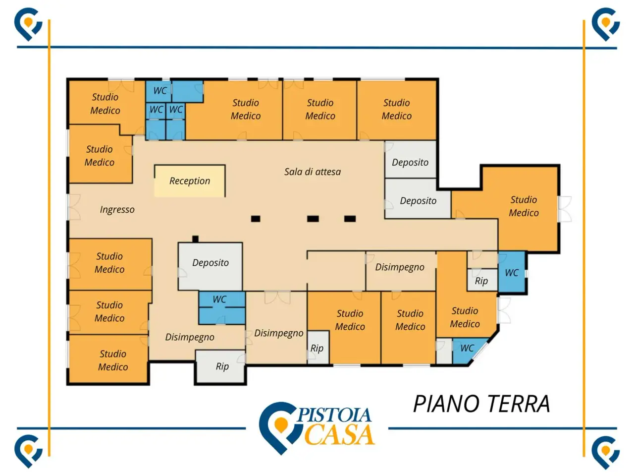 Ufficio in , Pistoia, {3} - Planimetria 1