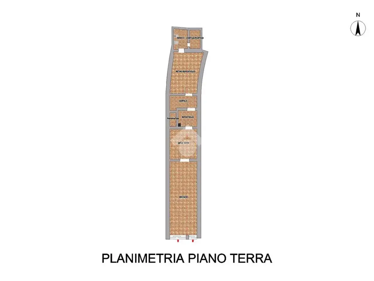 Negozio in Via Roma 4, Castelleone, {3} - Planimetria 1