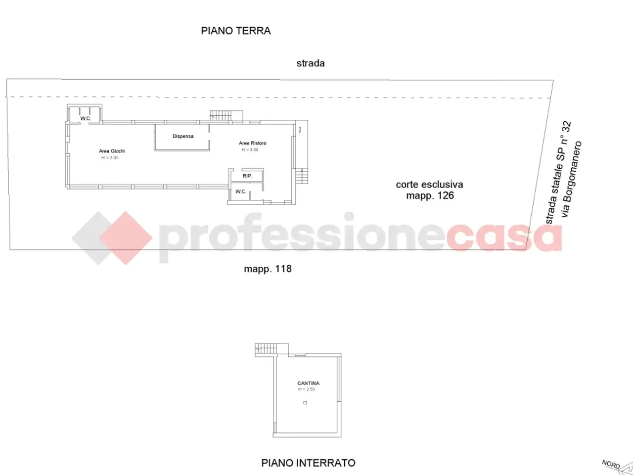 Magazzino in Via Borgomanero , Comignago, {3} - Planimetria 1