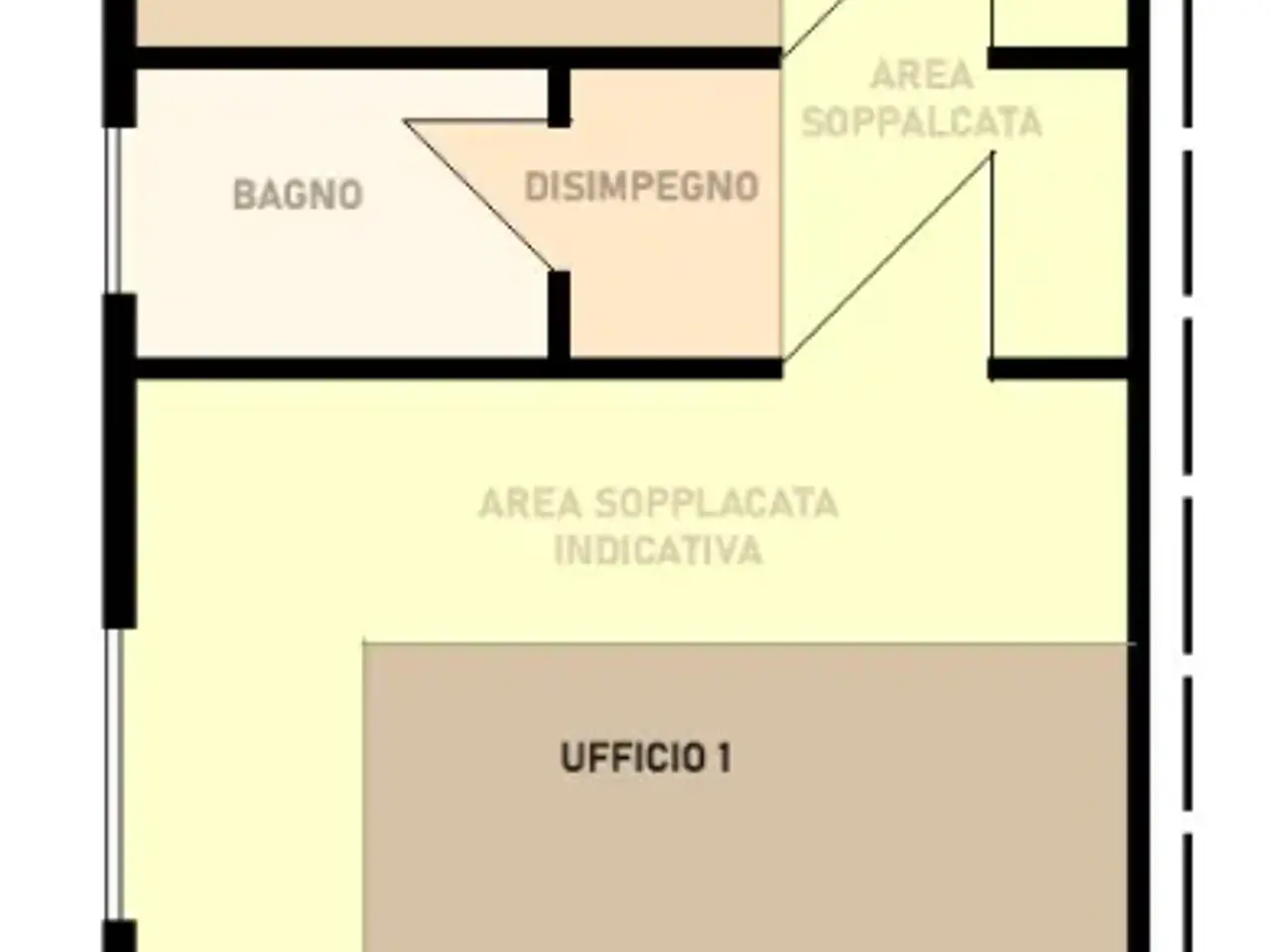 Ufficio in a del Giglio 93, Empoli, {3} - Planimetria 1