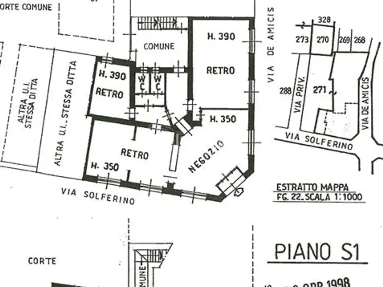 Negozio in Via Solferino 23, Meda, {3} - Planimetria 1