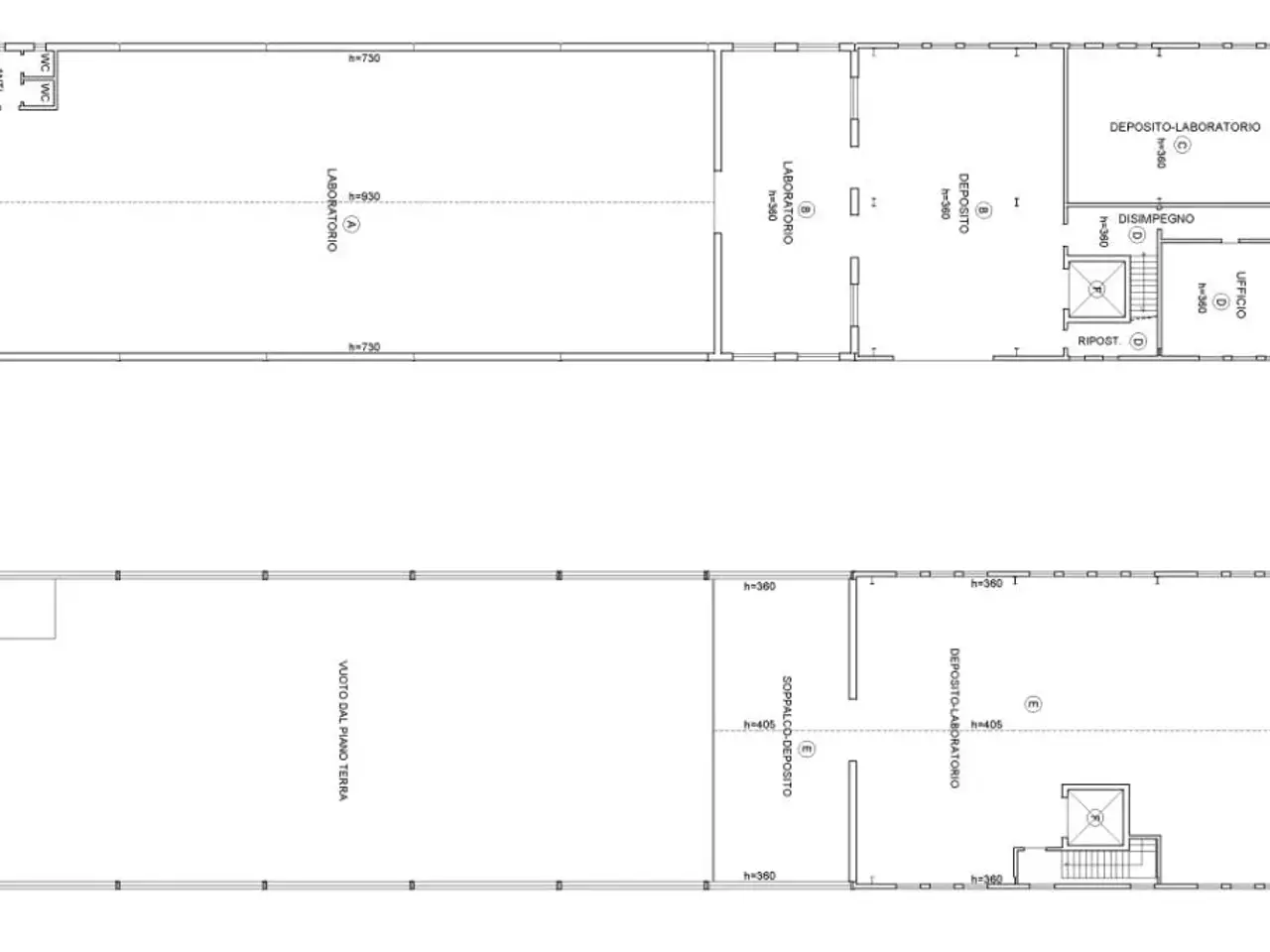Capannone in Via Monache 3, Asolo, {3} - Planimetria 1