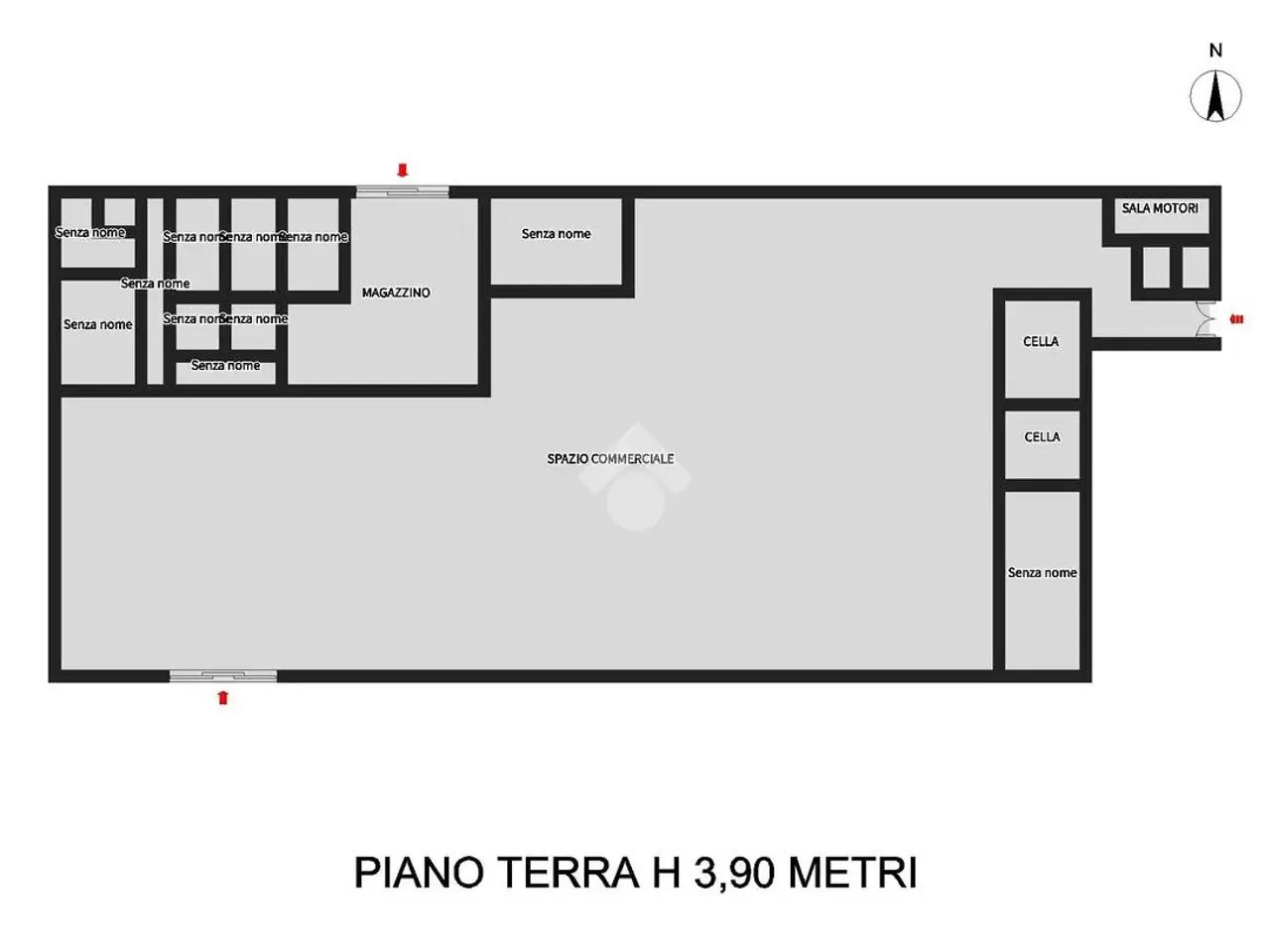 Capannone in Via Rettilineo 8, Villa Del Conte, {3} - Planimetria 1