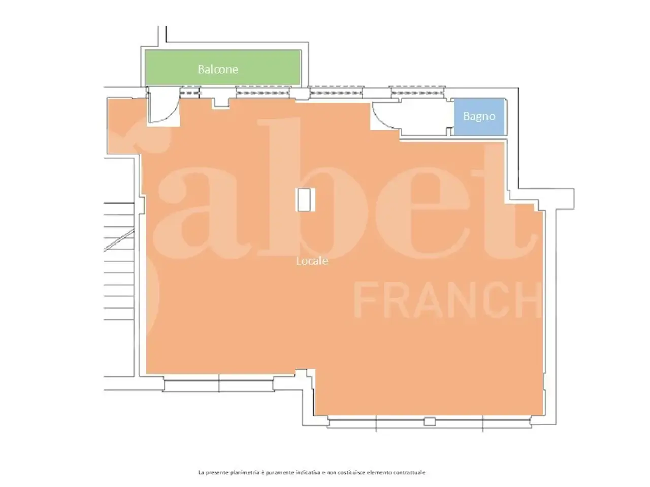 Negozio in Via Melbourne, Roma, {3} - Planimetria 1