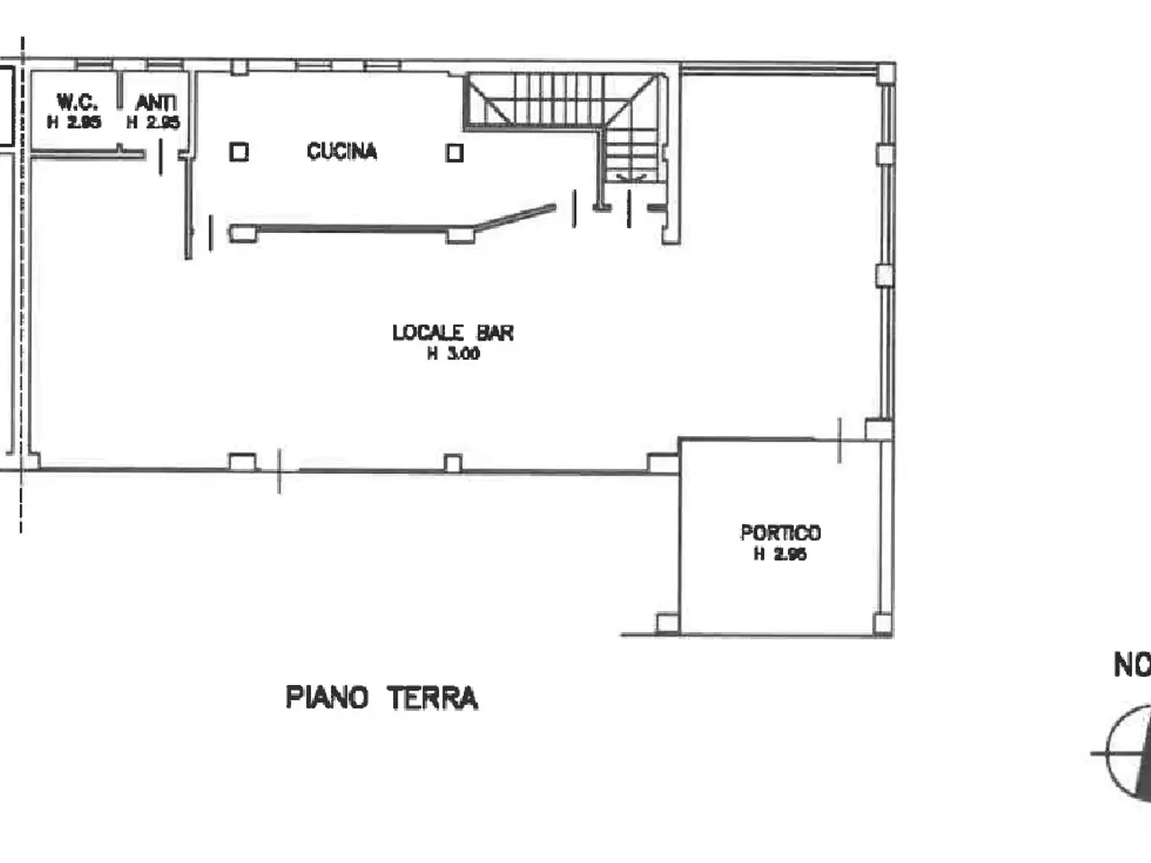 Negozio in Via Gattamelata, 21, Padova, {3} - Planimetria 1