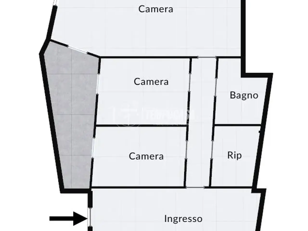 Ufficio in Via Presidio 11, Aversa, {3} - Planimetria 1
