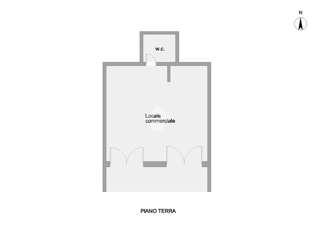 Negozio in Via Cona 77, Teramo, {3} - Planimetria 1