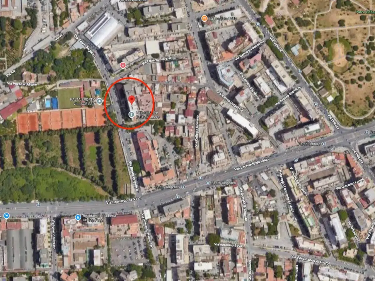 Ufficio in Via Beato Angelico 53, Palermo, {3} - Planimetria 1