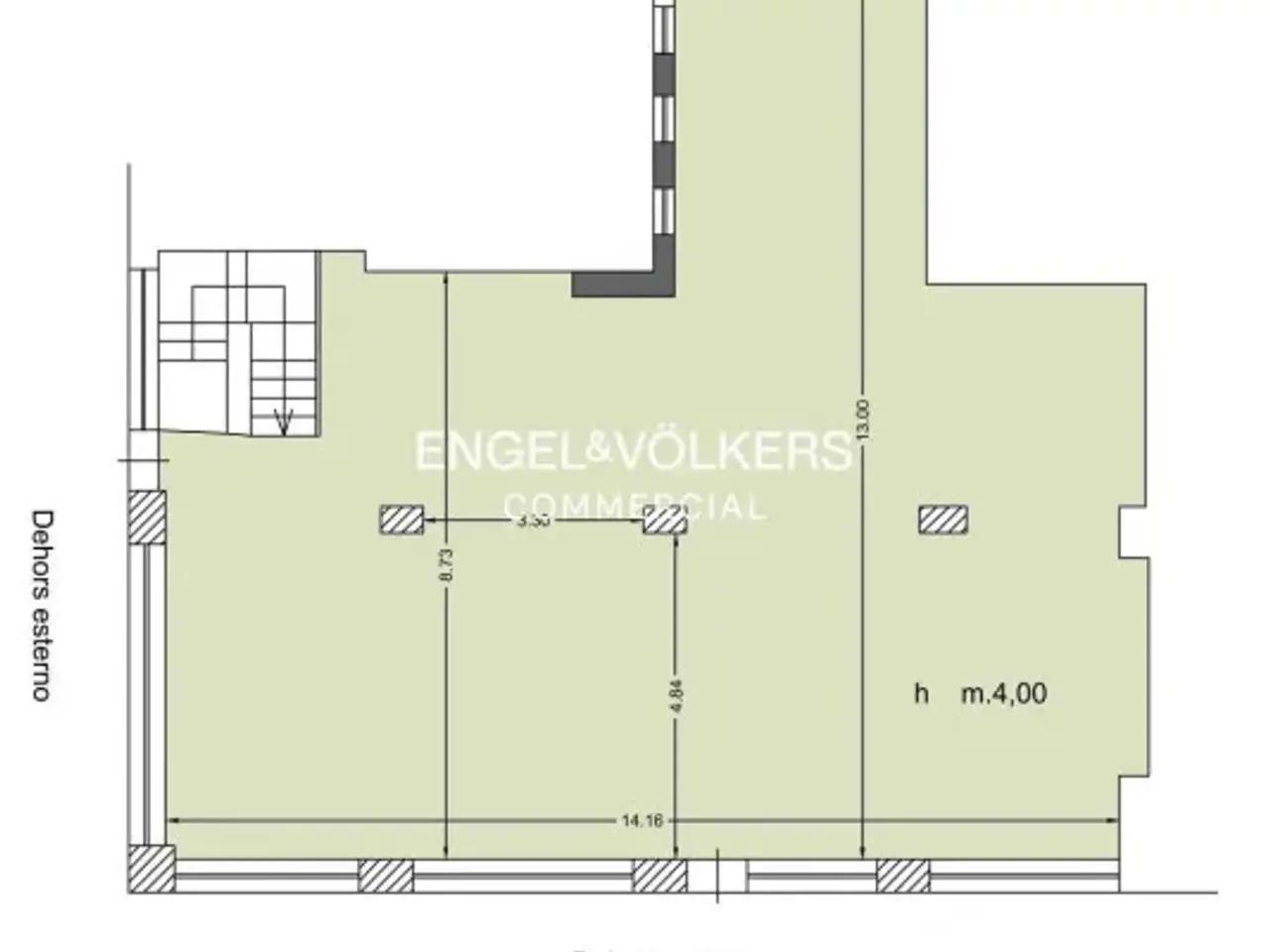 Negozio in Viale Ruggero di Lauria 131, Catania, {3} - Planimetria 1