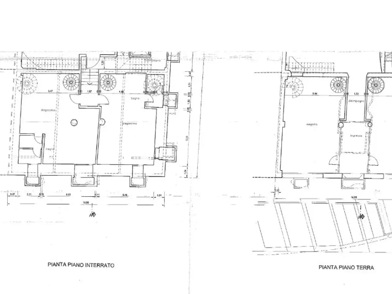 Negozio in Corso Giuseppe Mazzini 129, Montebelluna, {3} - Planimetria 1