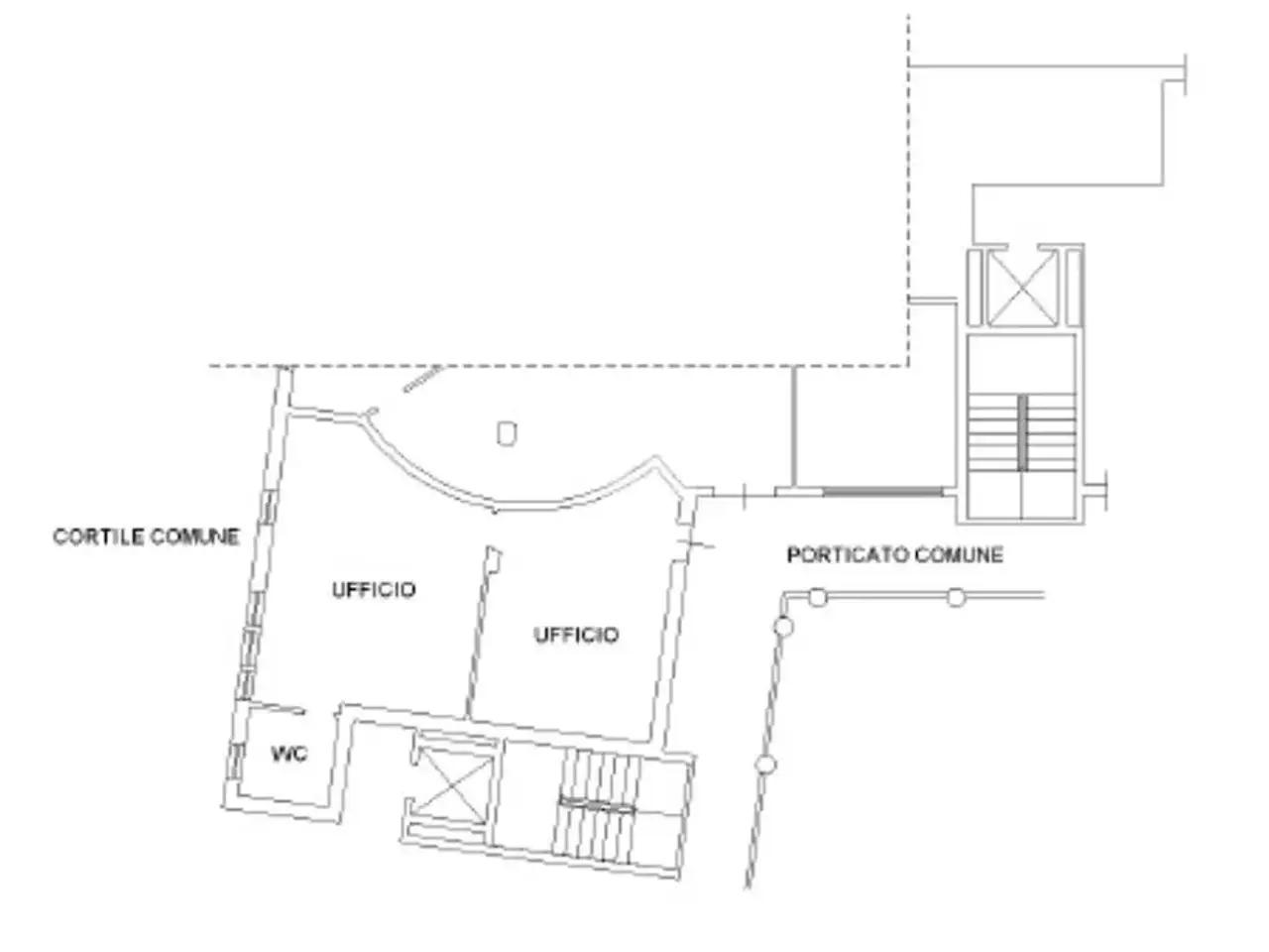 Ufficio in Via Grazia Deledda 17, Zibido San Giacomo, {3} - Planimetria 1