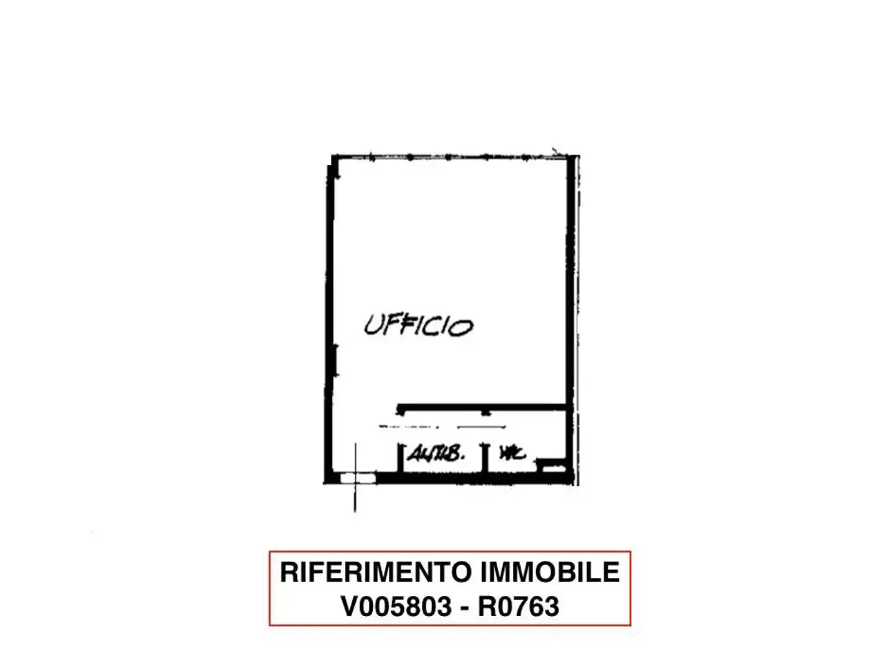 Ufficio in Via Goffredo Mameli 15, Reggio Emilia, {3} - Planimetria 1