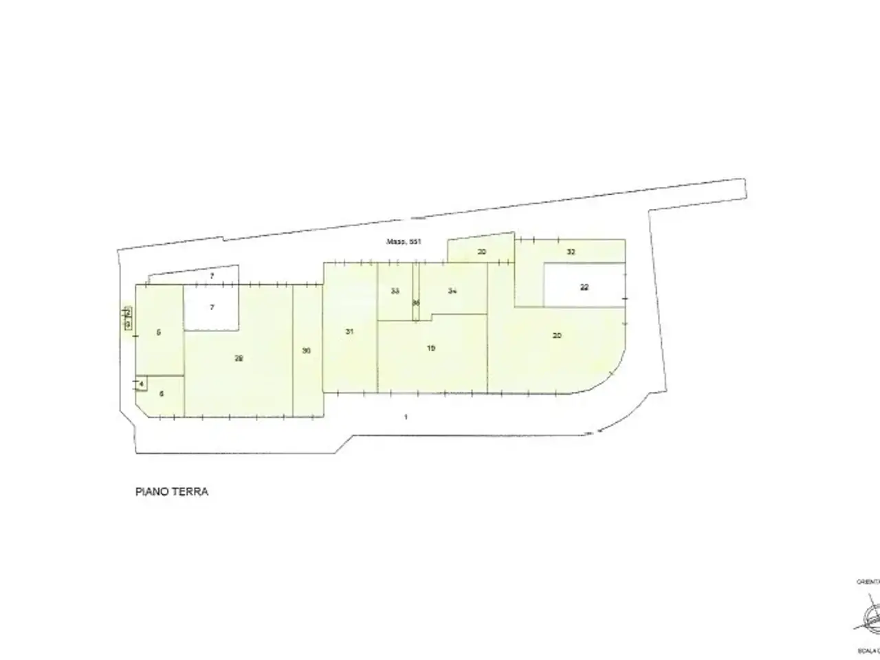 Capannone in Via Emilio Lepido, Parma, {3} - Planimetria 1