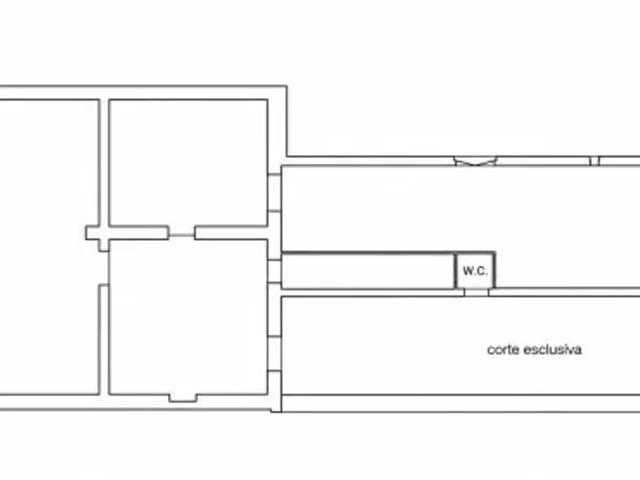Negozio in Via di Trigoria, Roma, {3} - Planimetria 1