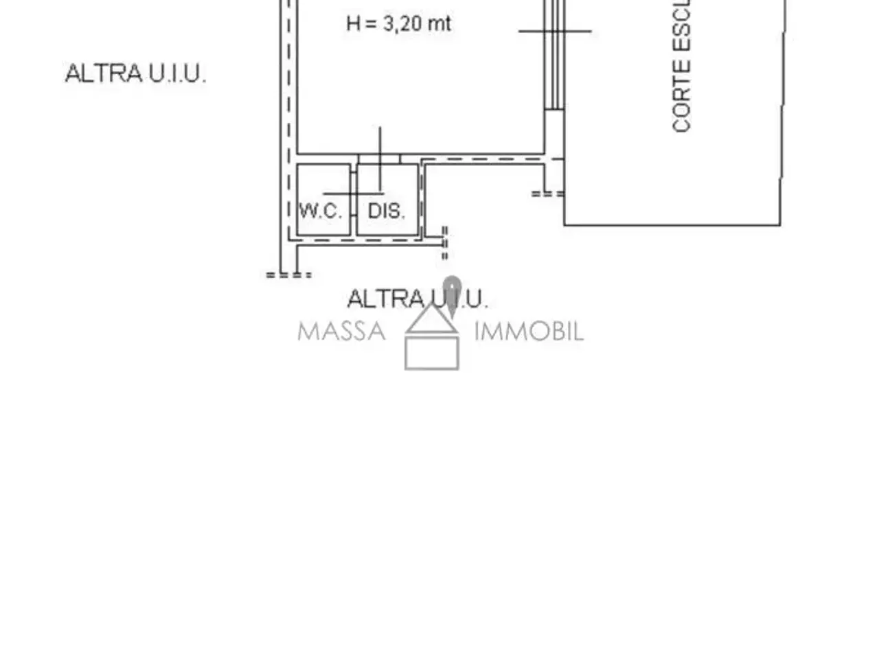 Negozio in Via San Leonardo 376, Massa, {3} - Planimetria 1