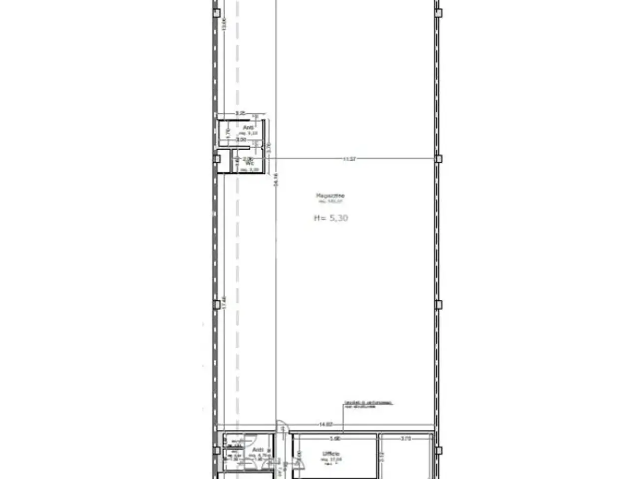 Capannone in Via dei Ponticelli 113, Castenedolo, {3} - Planimetria 1