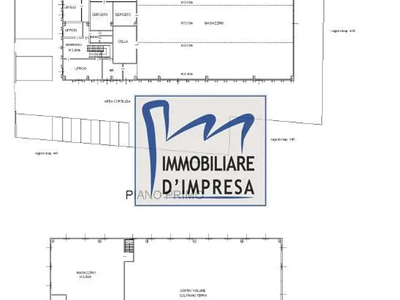 Capannone in Via Giorgio Sidney Sonnino, Parma, {3} - Planimetria 1