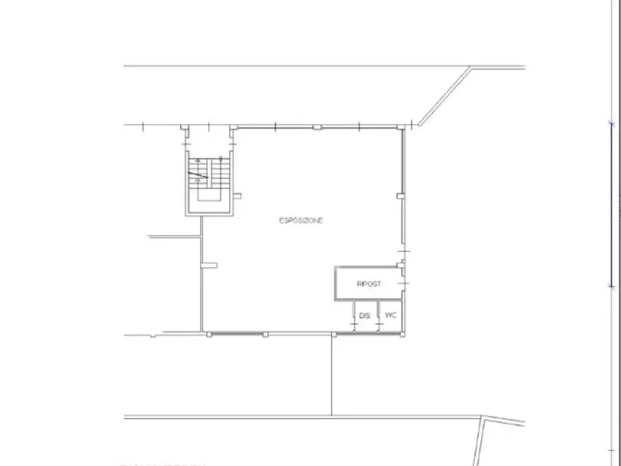 Negozio in Viale Brembo, Dalmine, {3} - Planimetria 1