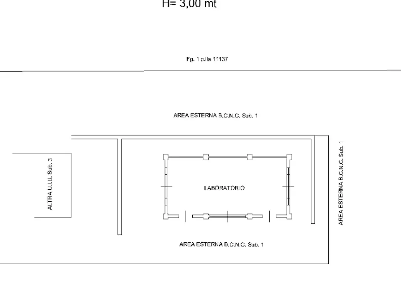 Laboratorio in Via di Ludovica Sp 20, Gallicano, {3} - Planimetria 1