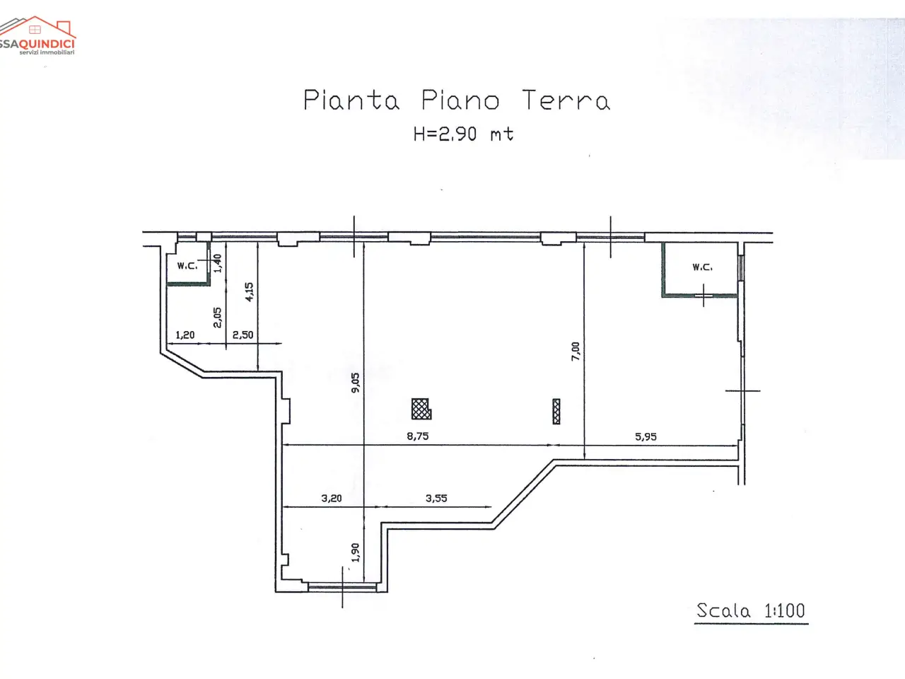 Magazzino in Via Colucci  2, Triggiano, {3} - Planimetria 1