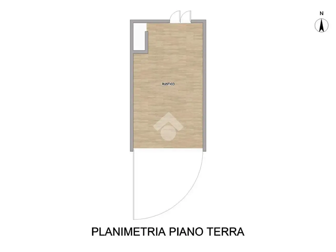 Negozio in Via Giuseppe Panni, Ponte Dell'Olio, {3} - Planimetria 1