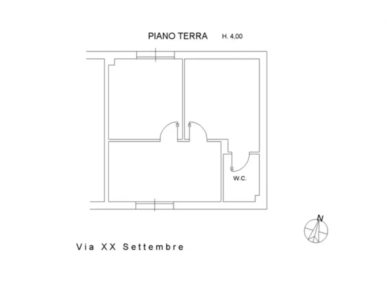 Ufficio in Via XX Settembre  21/C, Terni, {3} - Planimetria 1