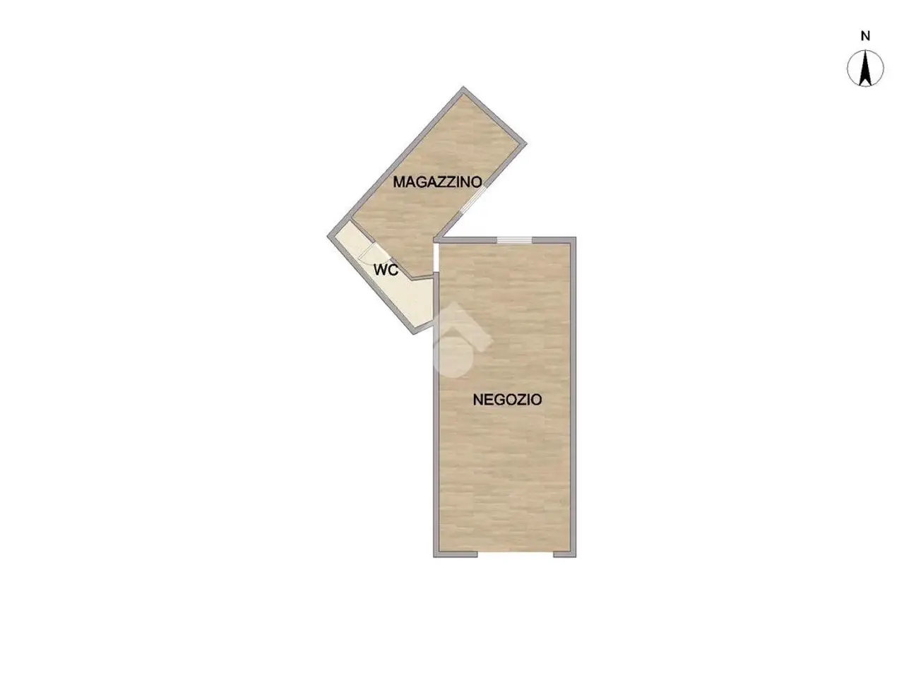 Negozio in Via Piave, Rufina, {3} - Planimetria 1