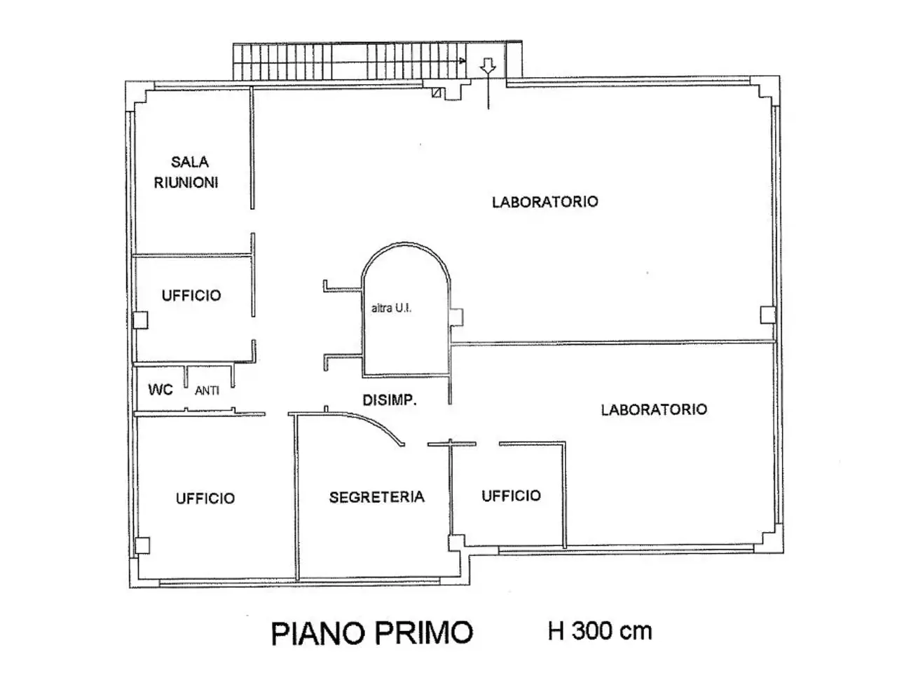 Ufficio in Via Virgilio 8, Forli', {3} - Planimetria 1