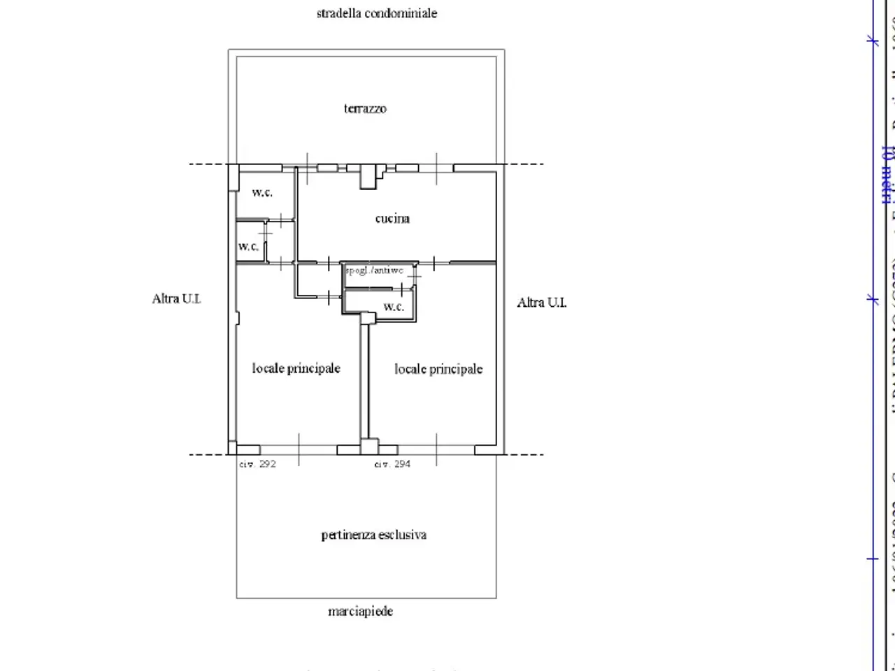 Esercizio commerciale in Via Leonardo da Vinci 292, Palermo, {3} - Planimetria 1