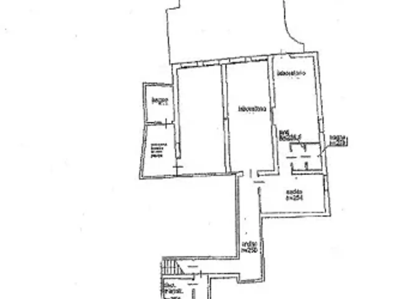 Magazzino in Salizada dei Greci, Venezia, {3} - Planimetria 1