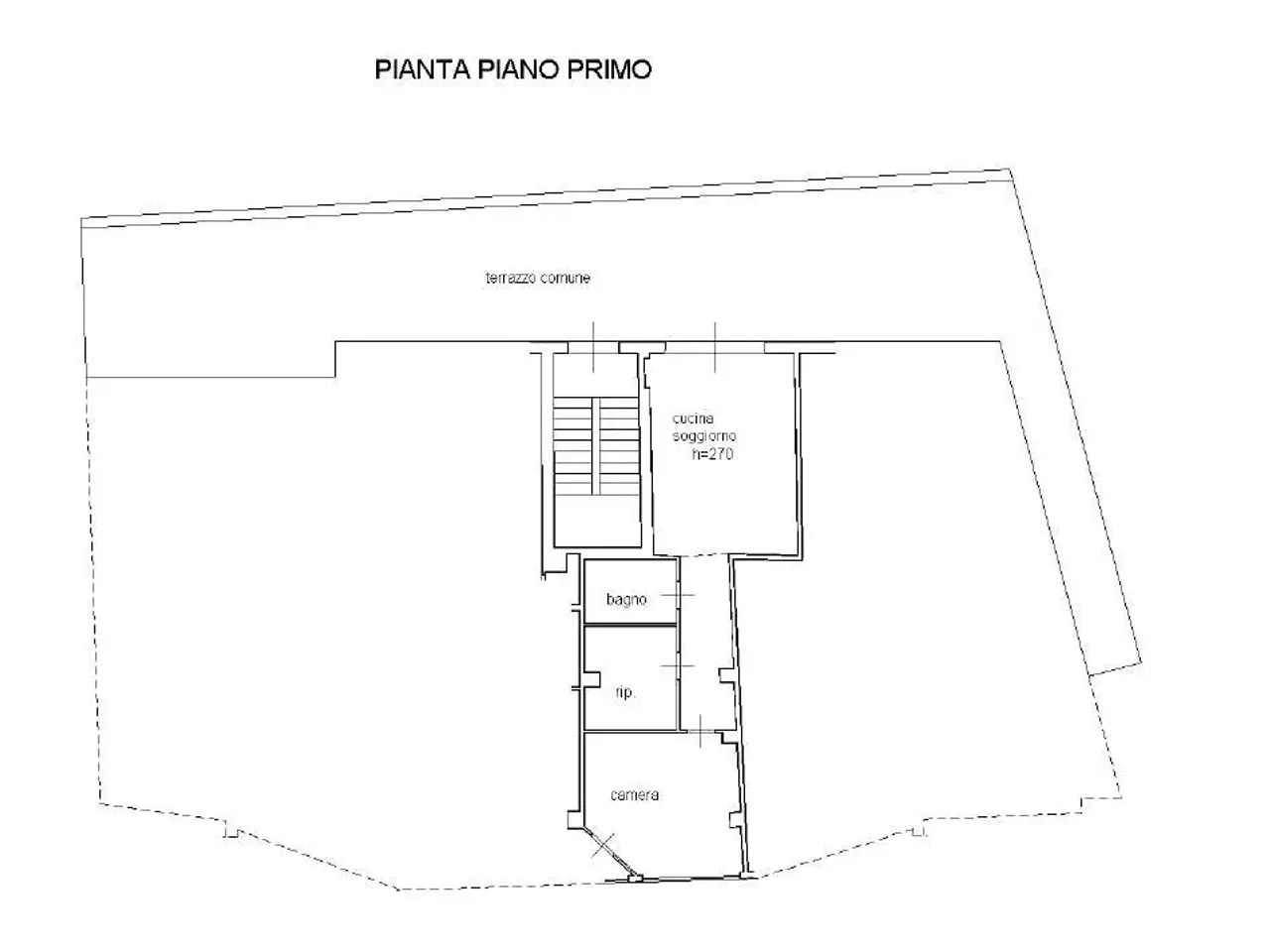 Palazzina commerciale in Via Michelangelo  15-17, Osimo, {3} - Planimetria 1