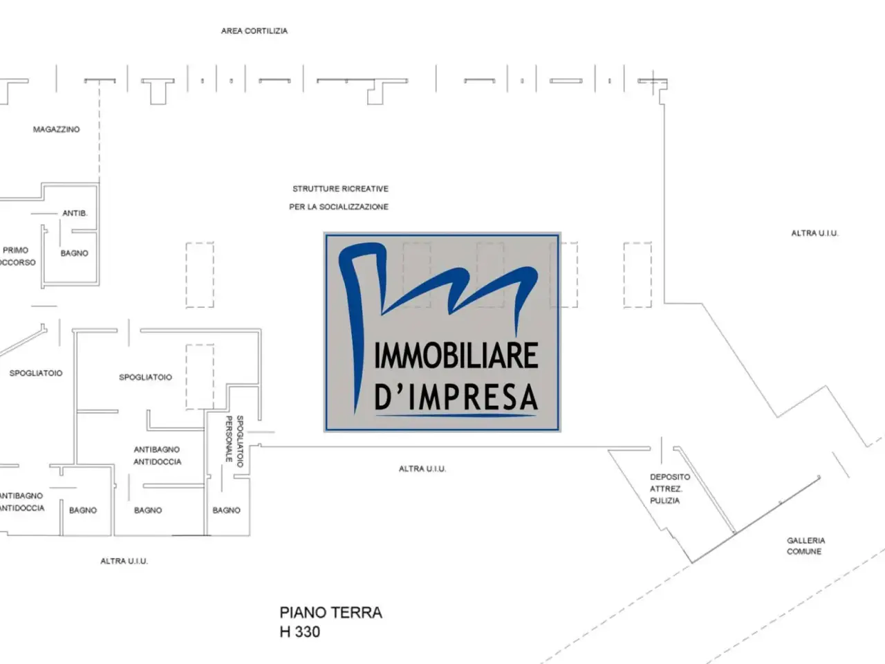 Negozio in Via Emilia Est, Parma, {3} - Planimetria 1