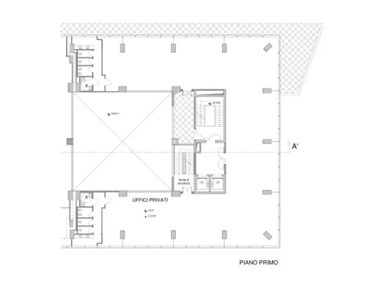 Ufficio in Piazza dei Navigatori, Roma, {3} - Planimetria 1