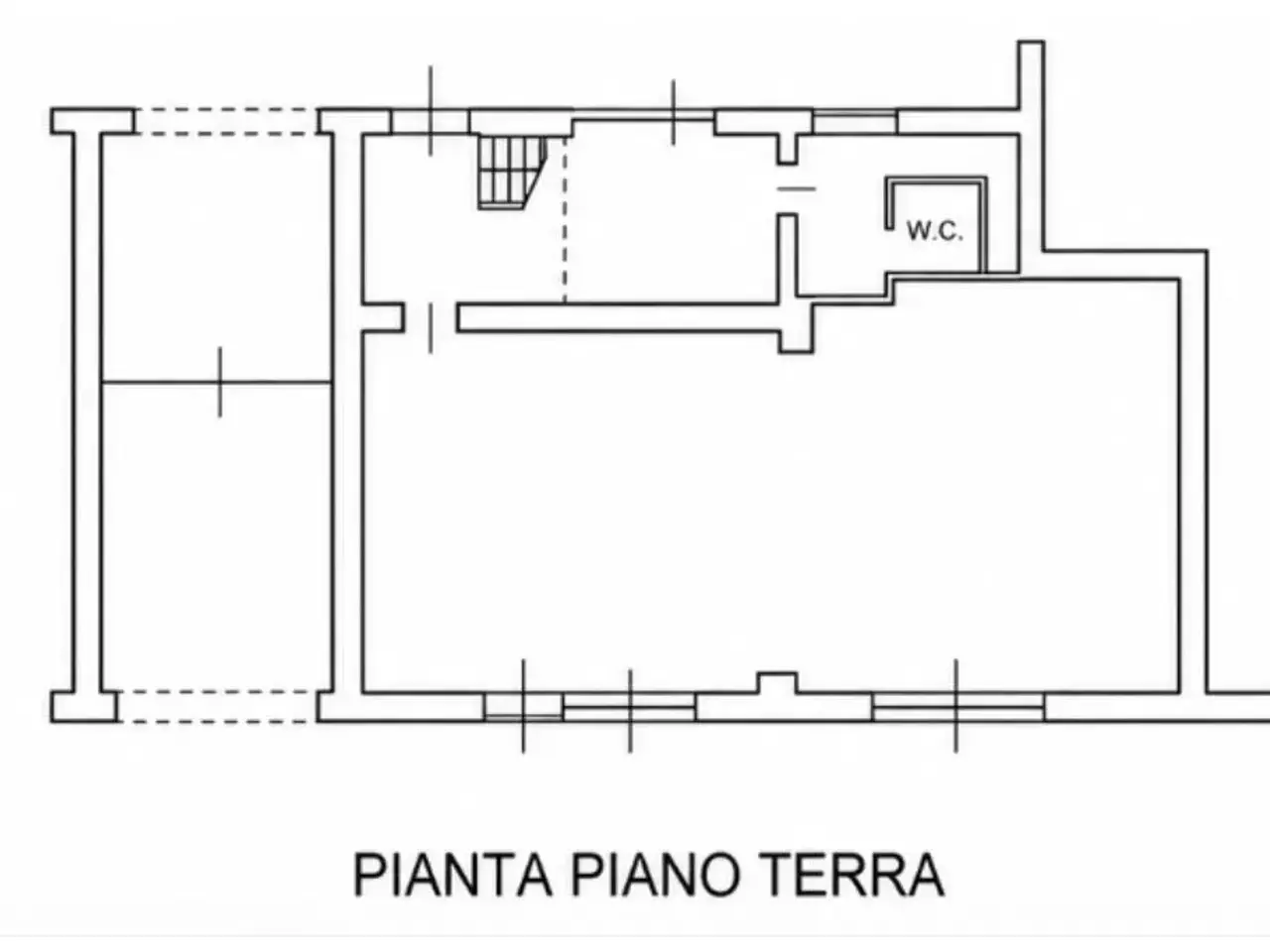 Ufficio in Via Vittorio Veneto, Cassano D'Adda, {3} - Planimetria 1