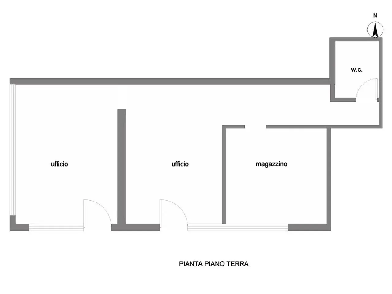 Ufficio in Viale Roma 14, Roseto Degli Abruzzi, {3} - Planimetria 1