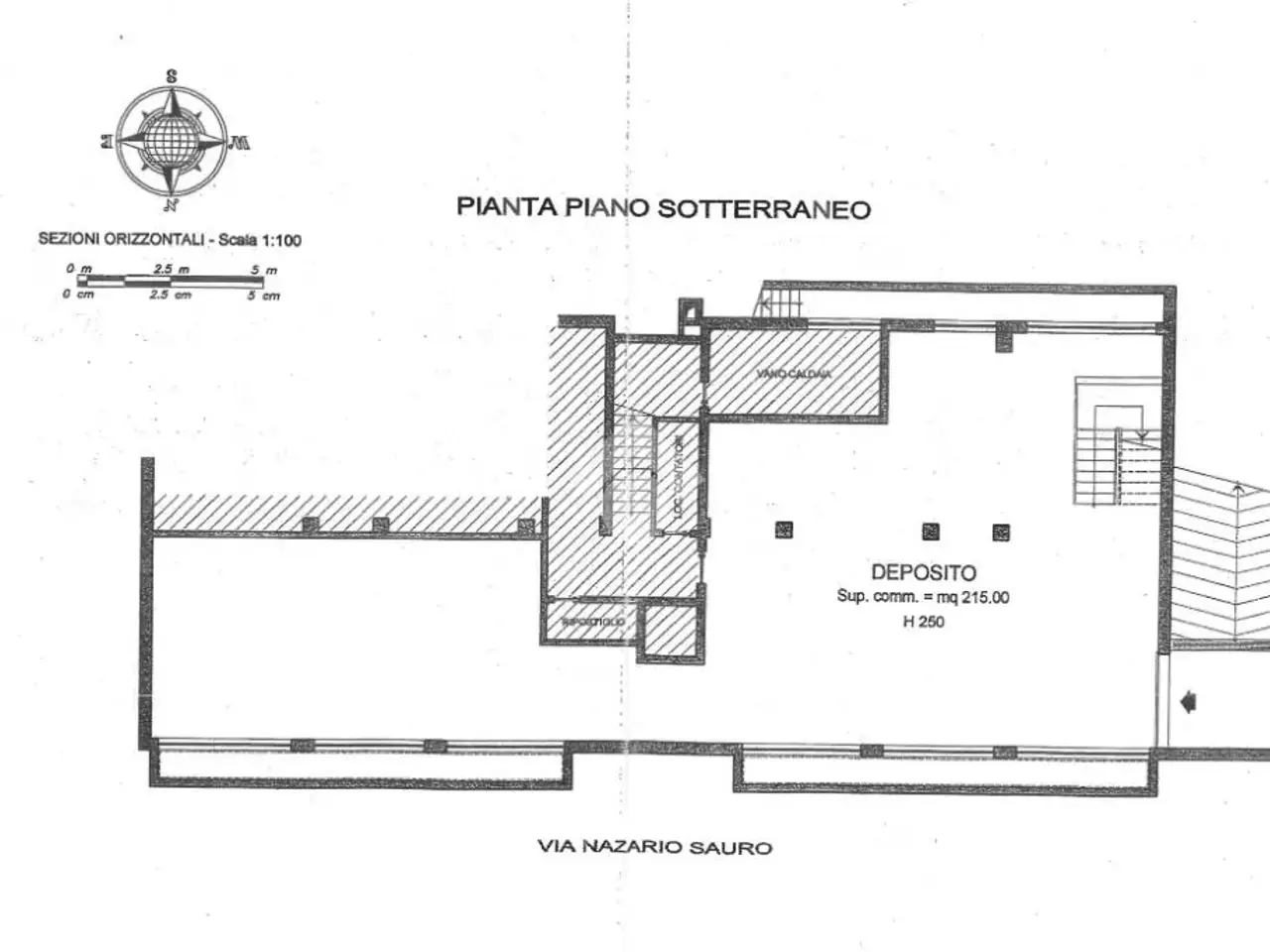 Magazzino in Via Nazario Sauro 20, Lissone, {3} - Planimetria 1