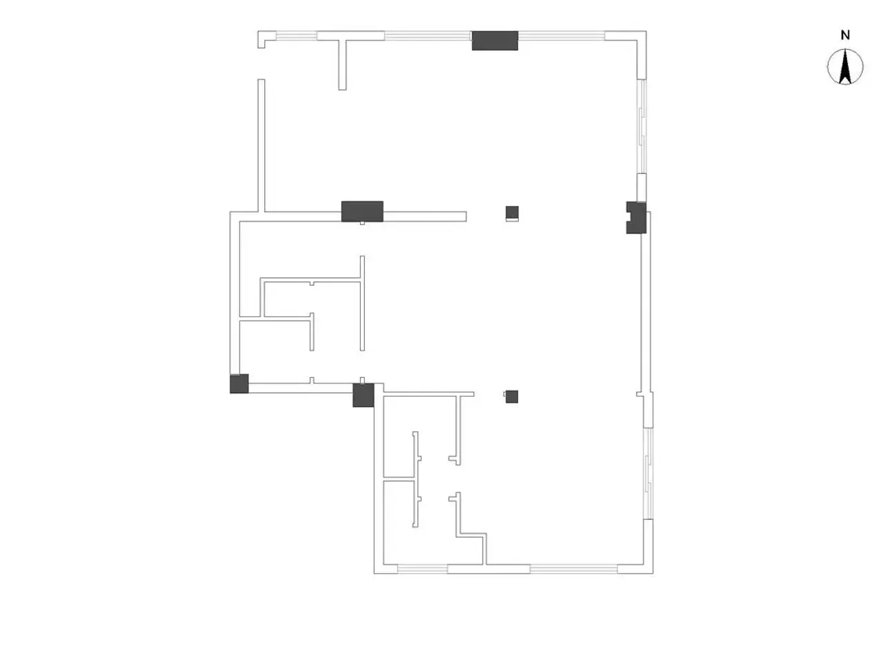 Negozio in Via della Resistenza 33, Peschiera Borromeo, {3} - Planimetria 1