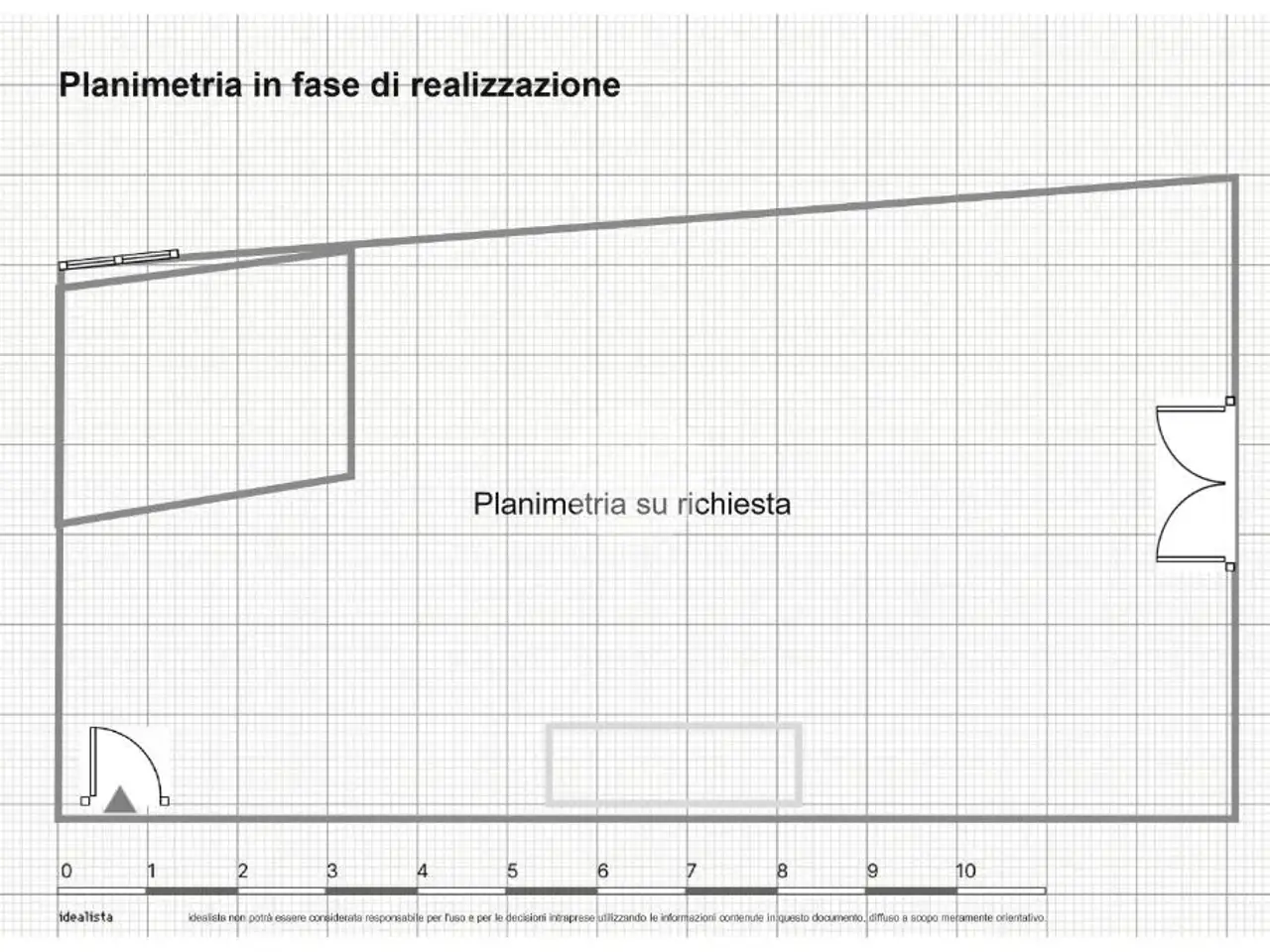 Negozio in Via S. Giovanni Bosco 1, Brescia, {3} - Planimetria 1
