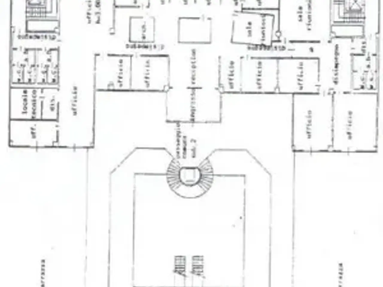 Ufficio in Viale Gian Bartolomeo Colleoni, Agrate Brianza, {3} - Planimetria 1