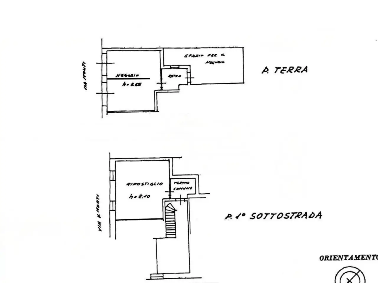 Negozio in Via Monti 16, Fabriano, {3} - Planimetria 1