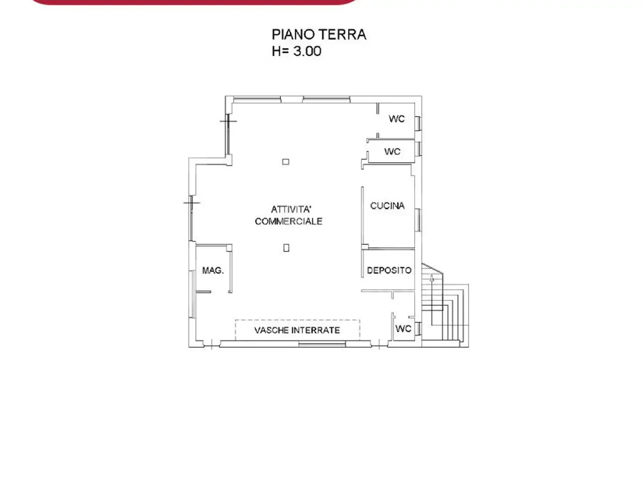 Negozio in Via delle Sorgenti Snc, Isernia, {3} - Planimetria 1