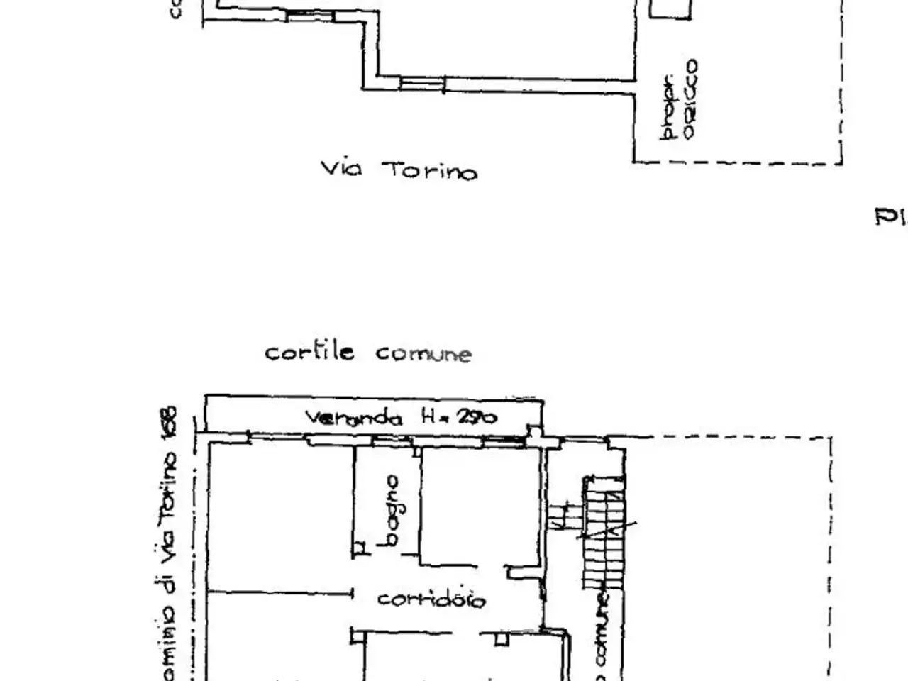 Negozio in Via Torino 167, San Francesco Al Campo, {3} - Planimetria 1