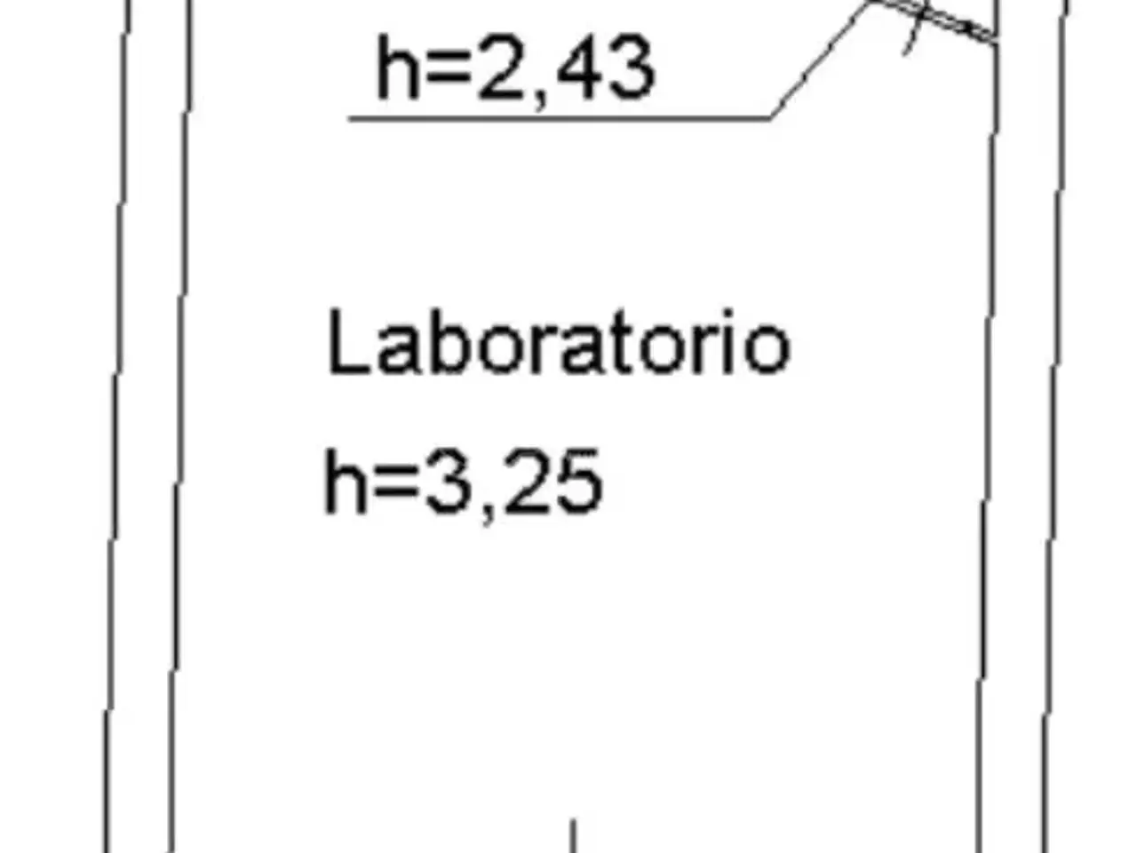 Negozio in Via Orfeo, Bologna, {3} - Planimetria 1