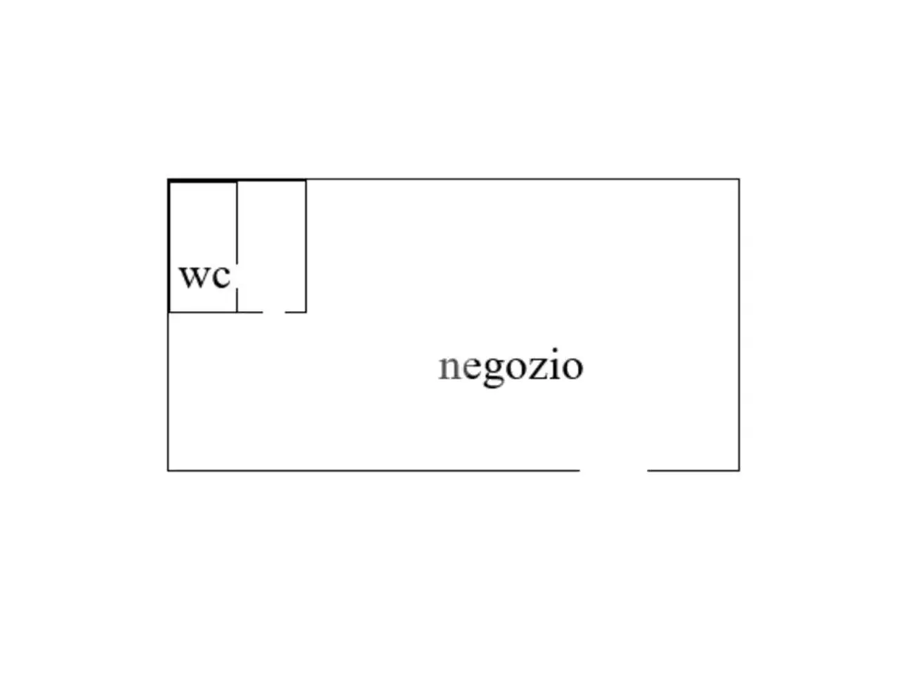 Negozio in Via Deledda 1, Cavernago, {3} - Planimetria 1