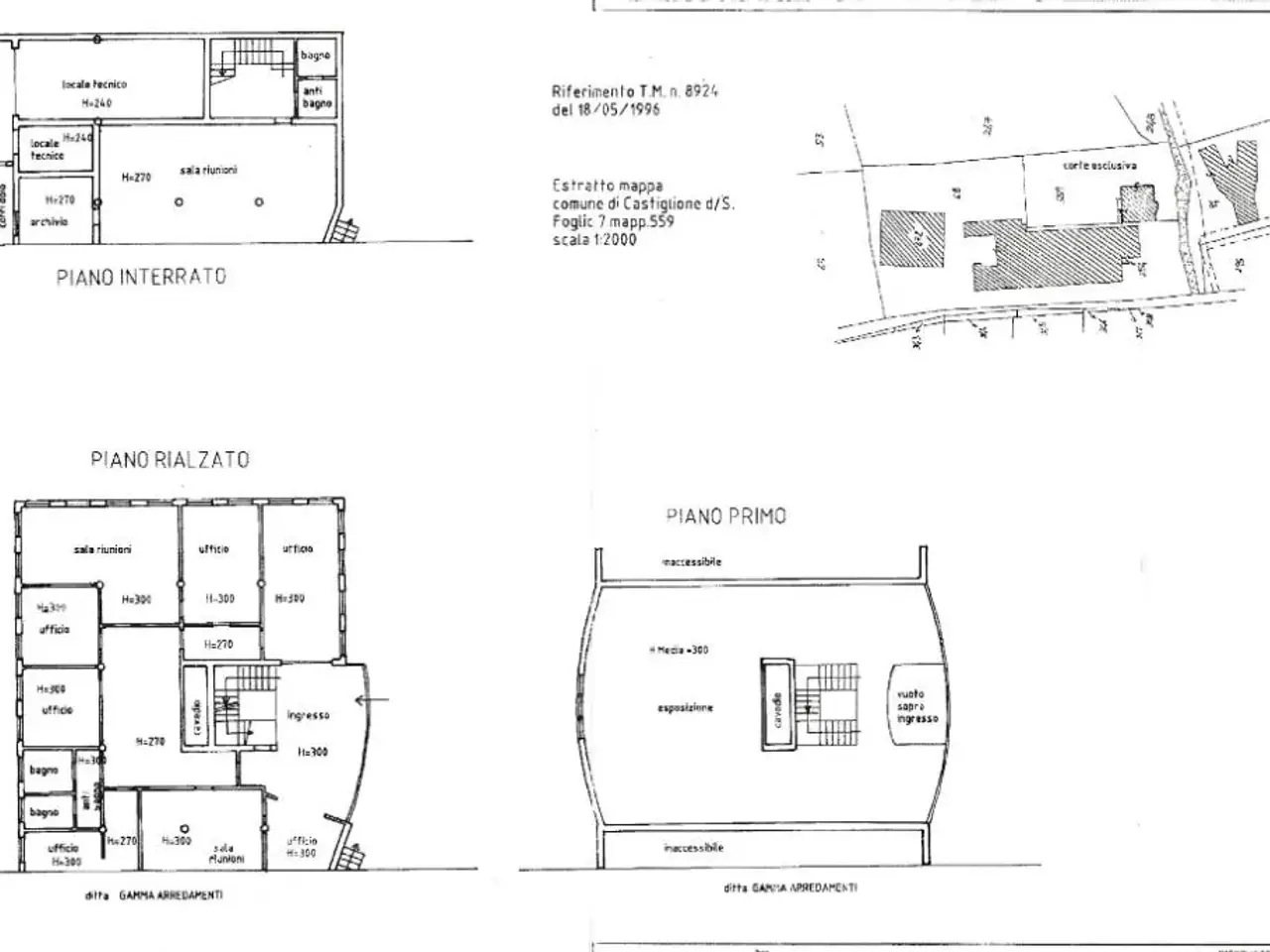 Ufficio in Via Ceratelli 2, Castiglione Delle Stiviere, {3} - Planimetria 1