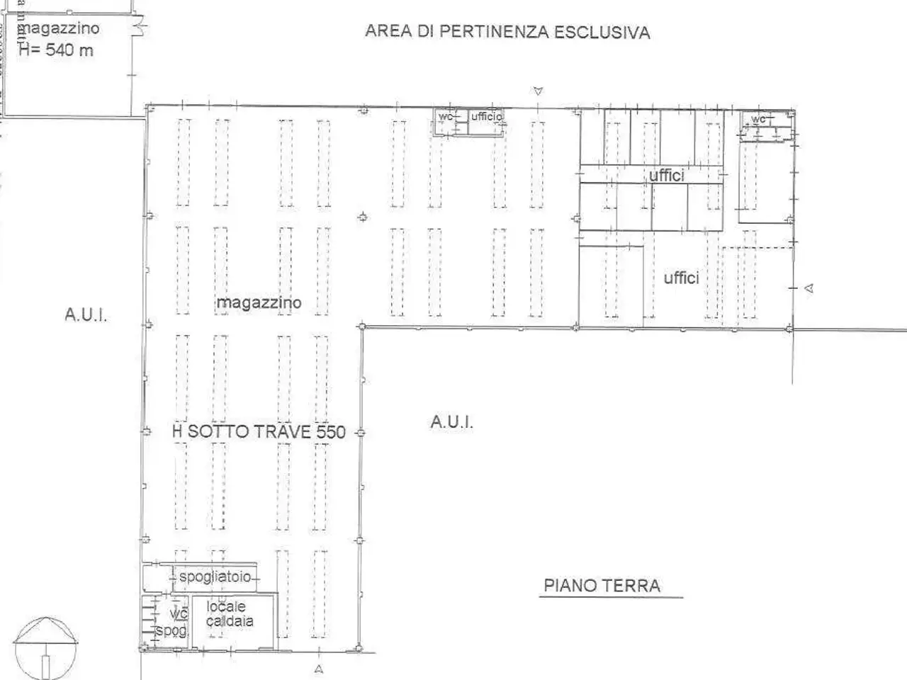 Capannone in Via San Francesco, Misinto, {3} - Planimetria 1